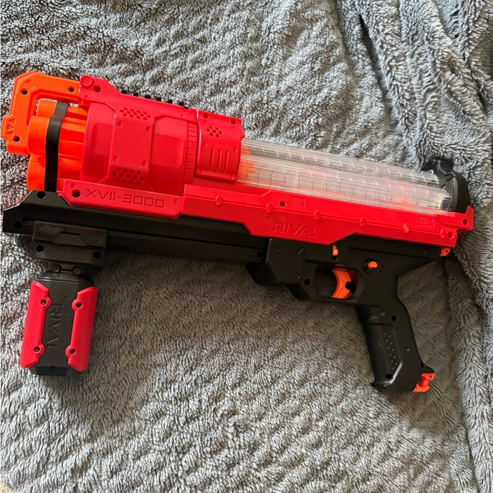 Nerf, red, Rival XVll-3000